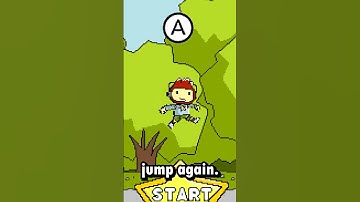 Scribblenauts Double Jump Glitch  #nostalgia #scribblenauts #glitch