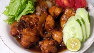 Ayam Saus Inggris....enaknya nggak kalah dg masakan resto