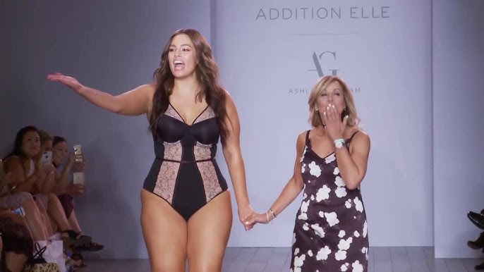 ashley graham pose for her limited-edition lingerie line addition elle -  spring 2018-160118_1