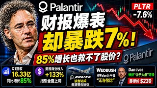Palantir财报后为何下跌？Wedbush继续看多，Boeing合作加持，PLTR到底是机会还是风险？