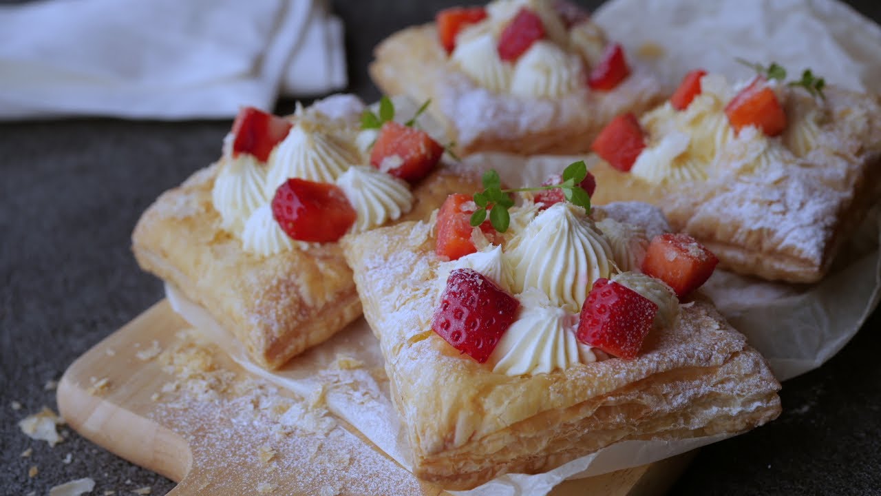 【超絶品♡サクサククリームチーズパイ】後乗せチーズクリームが美味しすぎる | Cream cheese Pie