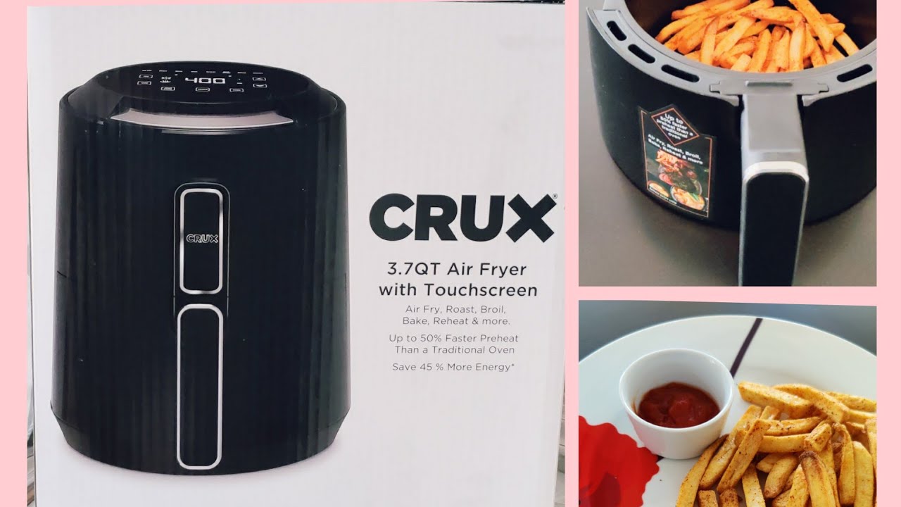 Crux 6.3-Quart Digital Touchscreen Electric Air Fryer 