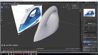 hard surface modeling in blender 2 8 making a steam iron