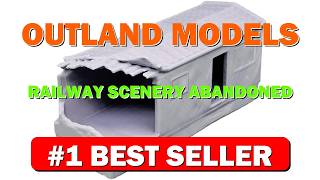 Outland Models Railway Scenery Abandoned Prefab House 1:87 HO Scale - B094VGXF28
