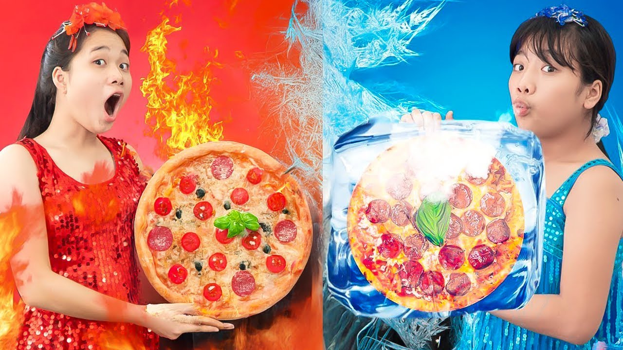 Chị Nóng Em Lạnh Thử Thách Hot & Clod | Trang Vlog