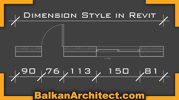 Dimension Style in Revit - Beginner Tutorial