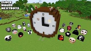SURVIVAL CLOCK HOUSE WITH 100 NEXTBOTS in Minecraft - Gameplay - Coffin Meme by Faviso 63,872 views 1 month ago 8 minutes, 9 seconds