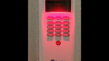 SimpliSafe lighted keypad