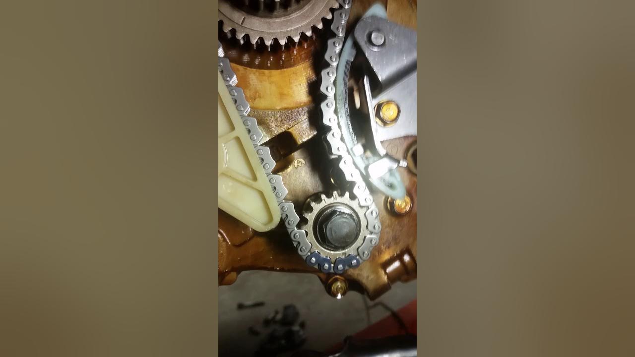 K20Z3 balance shaft/oil pump timing, 2007 Civic Si vid 2 of 2 YouTube
