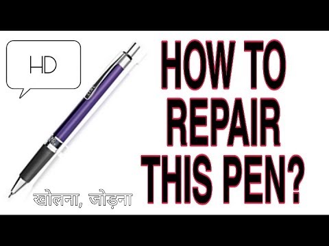 How to install & uninstall a pen, parts of chit chat