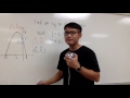 write an equation of a parabola from a given graph