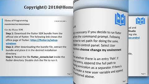 Sneak Peek of flutter ebook