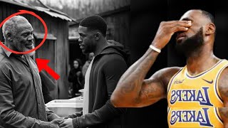 LEBRON JAMES CAN'T HOLD BACK TEARS AFTER SEEING HIS FORMER COACH STARVING ON THE STREET!