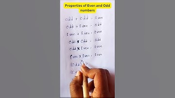 properties of Even and Odd numbers ll math formulas #maths #shortsfeed #youtubeshorts #shortsvideo