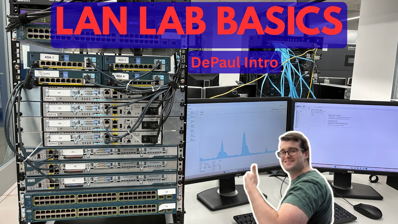 DePaul LAN Lab Introduction | First Time Setup Guide - YouTube