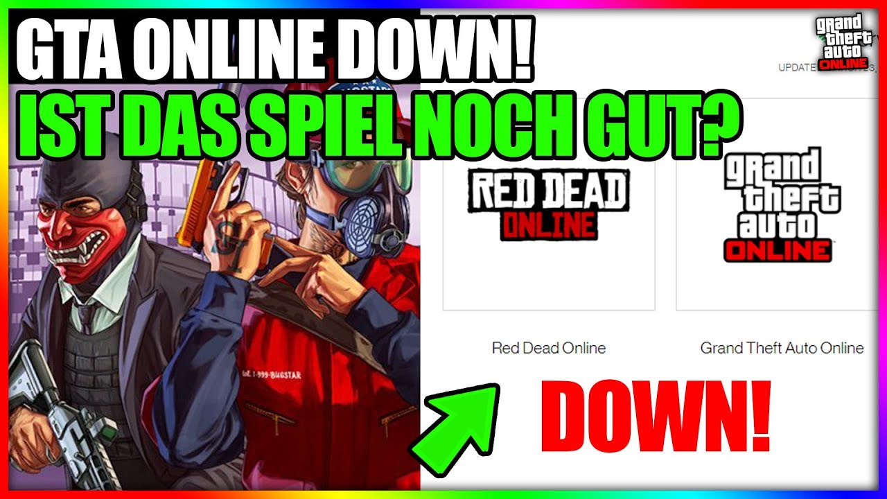 ⛔️Achtung! GTA ONLINE DOWN! 😦 Deshalb kannst du jetzt kein GTA ONLINE