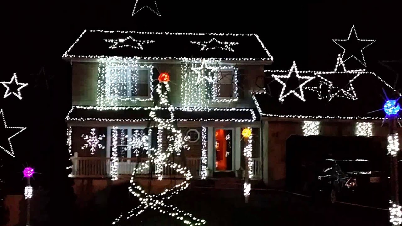 Christmas light display in Ellicott City, Maryland (2 of 4) YouTube