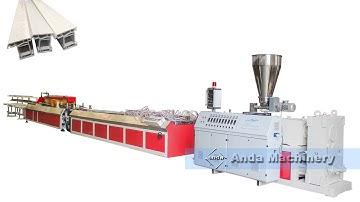PVC door and window profile production line