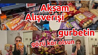 Almanyada Yaşadiğim Zorluk Neydi̇ Ki̇msesi̇zli̇k Çok Zor Abur Cubur Alişveri̇şi̇ Akşam Yemeği̇ Vlog