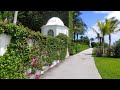 Palm Beach, Florida Relaxing Walk to the Ocean on a Beautiful And Windy Summer Day