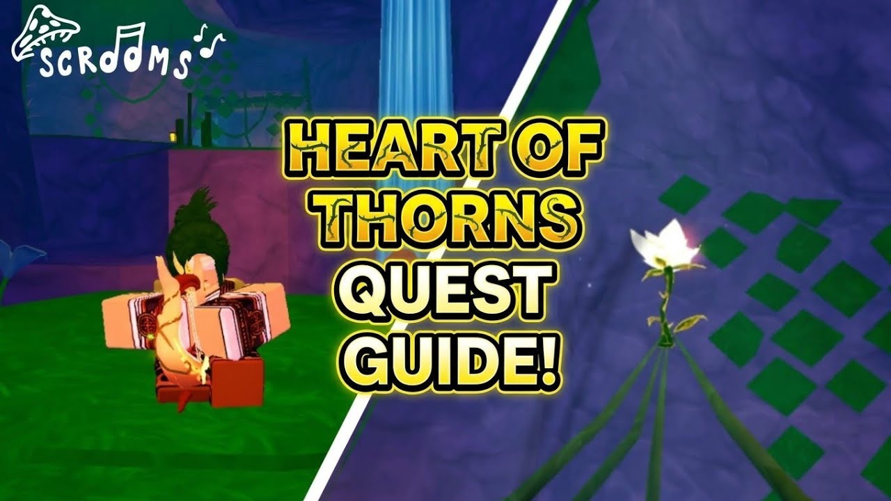 SCROOMS gameplay: ROSE HEART OF THORNS QUEST GUIDE IN ROBLOX SCROOMS!