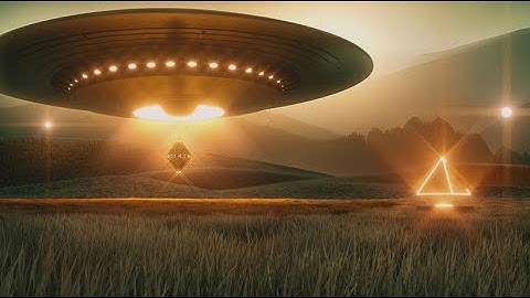 UFO Video Loop - SCI FI Alien Video Loop - ABSTRACT Landscape Backgrounds