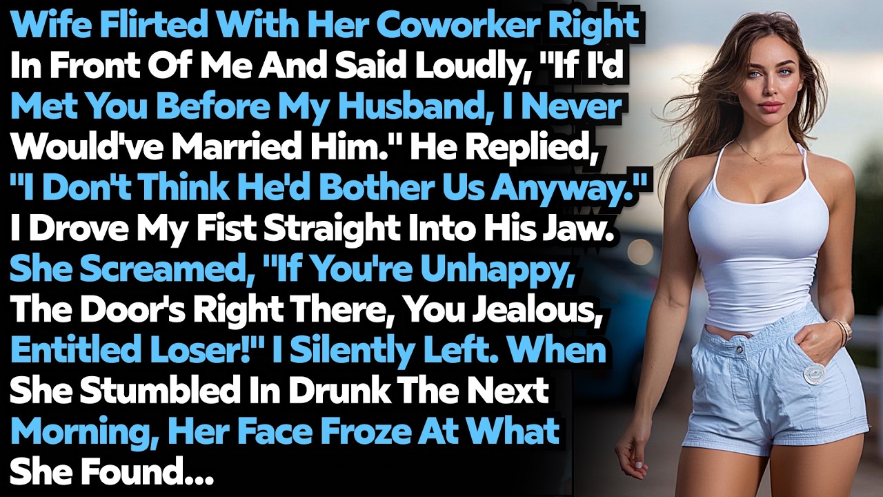Wife Cheated With Her Coworker — She Froze When She Saw Me Behind Her In The Motel. Revenge Story