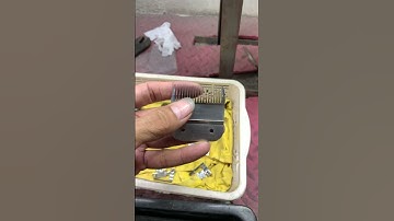 Kéo,lưỡi tông đơ cắt lông thú cưng sau khi mài