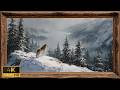Winter Wolf Mountain Screensaver for Samsung Frame TV 2 Hour 4K Scenic Wilderness TV Art