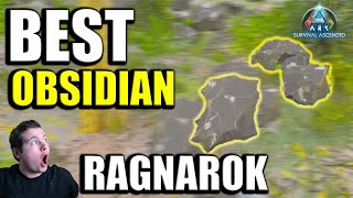 Ragnarok Best OBSIDIAN farming locations on land | HOW TO FARM OBSIDIAN THE RIGHT WAY | ARK ASCENDED