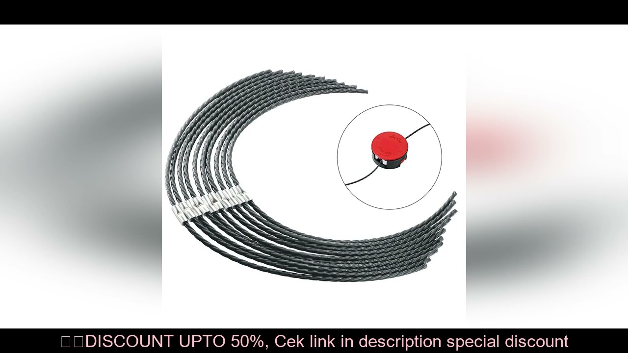 10Pcs Spool Line For BOSCH AFS 23-37 F016800431 Grass Trimmer Cutting Wire Brush Cutter Lawn Mower H
