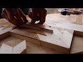 How to make geometric wood wall art