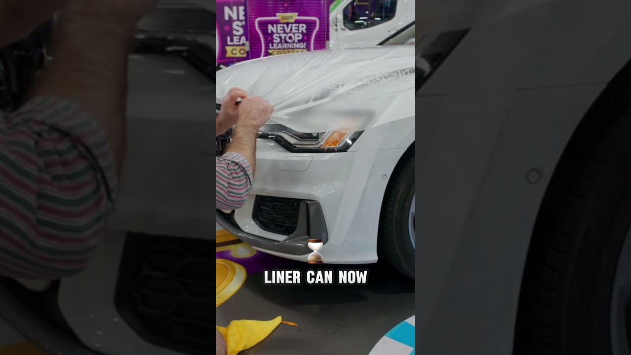 Watch Rainer and Krystal Wrapping this Audi A6 Hood with PPF!