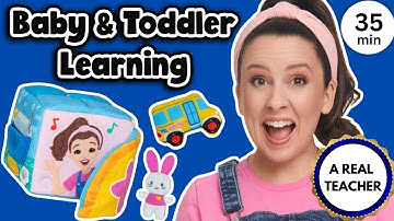 Preschool & Toddler Learning Video with Ms Rachel - Learn Shapes, Letters, Numbers, Colors & More