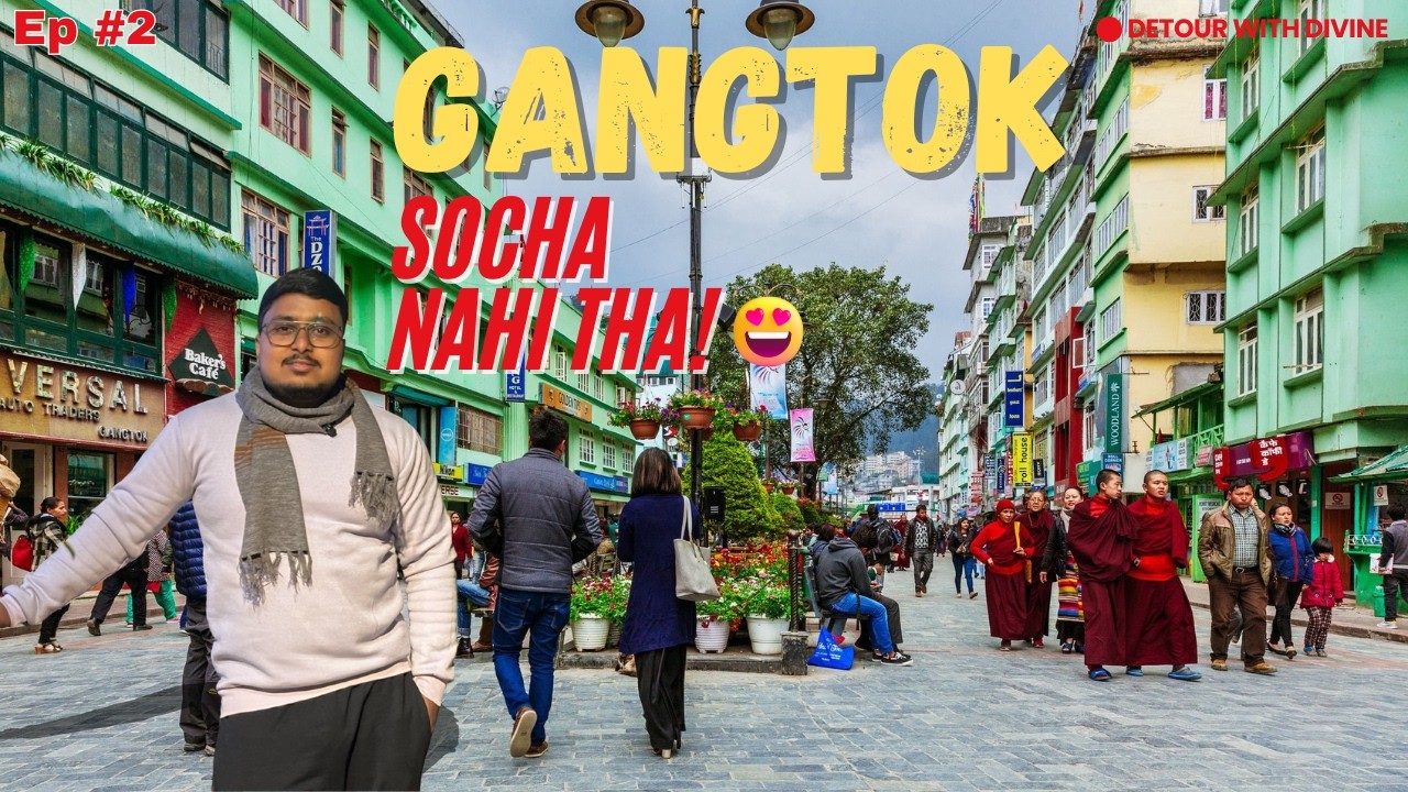 Gangtok First Impression 🇮🇳 | Jitna Socha Tha Usse Bhi Beautiful 😍 | Sikkim Travel Vlog | Ep-2