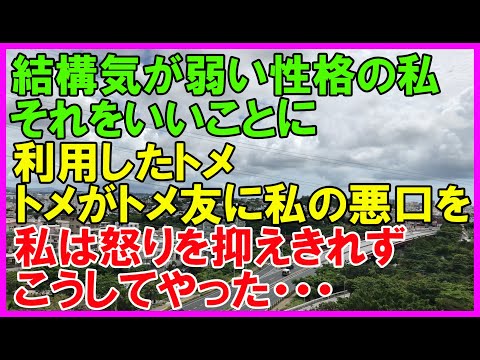 【スカッとする話】気が弱い性格の私。それをいい事にトメが嫌がらせやトメ友に私の悪口を言っている。耳にした私は、怒りを抑えきれずこうしてやった！（スカッとカーニバル）