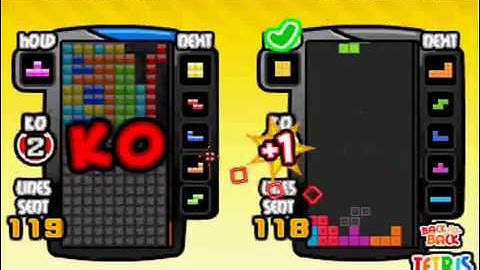 Tetris Battle ST Stacking 210 lines sent