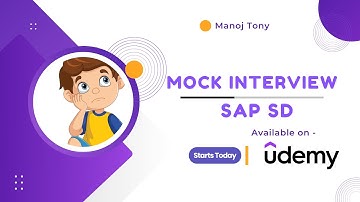 SAP SD: Interview questions II Manoj Tony