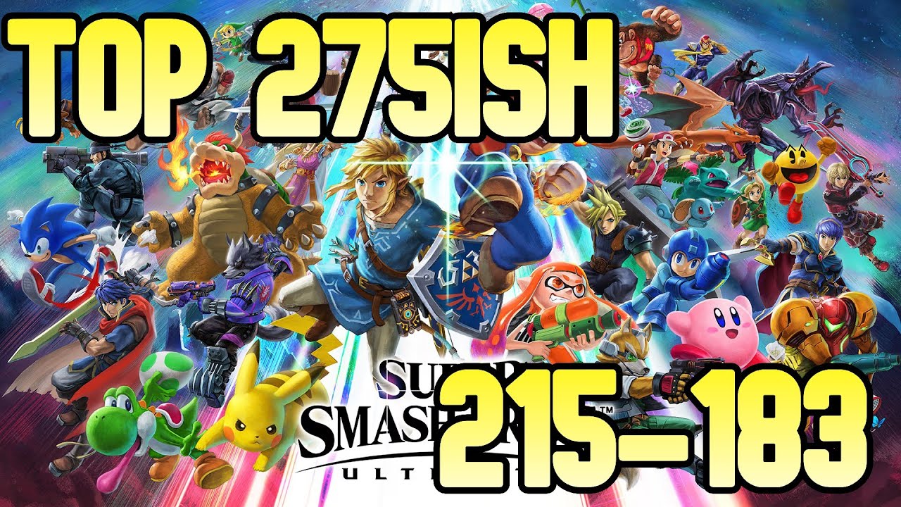 My Top 275ish Smash Ultimate Songs (215 - 183)