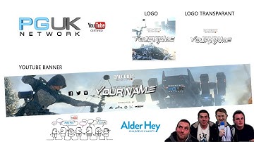 Black Ops 3 Free YouTube Banner And Logo Photoshop PSD #3