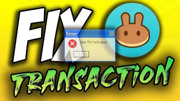 How to FIX PancakeSwap Tansaction ✅ Error 🛠