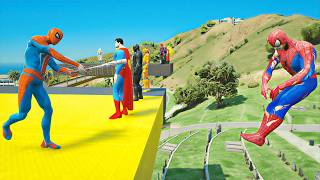 GTA 5: THAT WAS BRUTAL! SPIDER-MAN WITH A BASEBALL BAT vs SUPERHEROES! (Euphoria Physics) Ep.73 screenshot 5