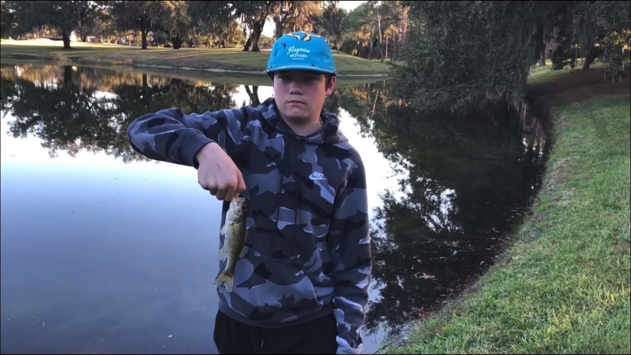 Lucas & Reagan bass fishing (2019)