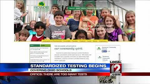Critics say there are too many standardized tests for school