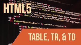 Learn HTML with Keith: Table, TR, & TD