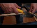 Replacing Glass on a Door with Wood Mouldings Replacing Glass on a Door with Wood Mouldings