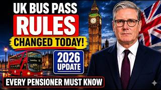 🚨 UK Bus Pass Rules CHANGED Today! 2026 Update Every Pensioner MUST Watch NOW