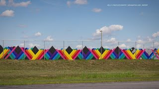 New art installation at Indy Airport