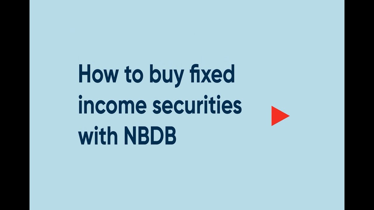 How to buy fixed income securities - YouTube