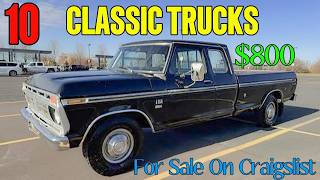 Unreal Deals: 10 Classic Trucks Found on Craigslist
